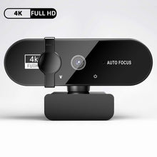 Load image into Gallery viewer, Webcam 4k professional Web Camera 1080p Web Cam Full Hd For PC Usb Camera Streaming 2k Computer Autofocus Webcan With Microphone