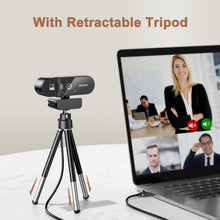 Load image into Gallery viewer, Webcam 4k professional Web Camera 1080p Web Cam Full Hd For PC Usb Camera Streaming 2k Computer Autofocus Webcan With Microphone