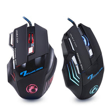 Load image into Gallery viewer, Ergonomic Wired Gaming Mouse 7 Button LED 5500 DPI USB Computer Mouse Gamer Mice X7 Silent Mause With Backlight For PC Laptop
