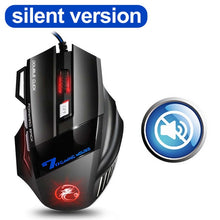 Load image into Gallery viewer, Ergonomic Wired Gaming Mouse 7 Button LED 5500 DPI USB Computer Mouse Gamer Mice X7 Silent Mause With Backlight For PC Laptop