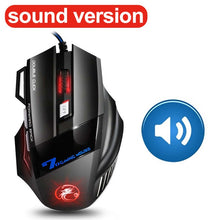 Load image into Gallery viewer, Ergonomic Wired Gaming Mouse 7 Button LED 5500 DPI USB Computer Mouse Gamer Mice X7 Silent Mause With Backlight For PC Laptop