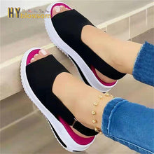 Load image into Gallery viewer, 2022 Flat Heel Ladies Casual Sandal Summer fish mouth shoes Fashion Woman Beach Sandals Outdoor Non-Slip Female Sandals