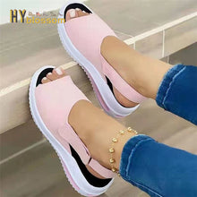 Load image into Gallery viewer, 2022 Flat Heel Ladies Casual Sandal Summer fish mouth shoes Fashion Woman Beach Sandals Outdoor Non-Slip Female Sandals