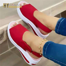 Load image into Gallery viewer, 2022 Flat Heel Ladies Casual Sandal Summer fish mouth shoes Fashion Woman Beach Sandals Outdoor Non-Slip Female Sandals