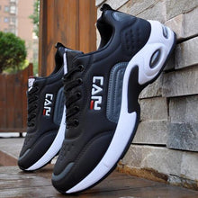 Load image into Gallery viewer, 2022 New Men&#39;s Casual Shoes Shock Absorption Cushion Shoes Campus Style Non-Slip Shoes Leather Stitching Men&#39;s Casual Shoes