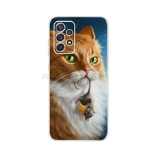 Load image into Gallery viewer, For Samsung Galaxy A52 Case 6.5&quot; Silicon Soft TPU Back Phone Cover For Samsung A 52 Funda GalaxyA52 5G SM-A526B Case Cat Dreamer