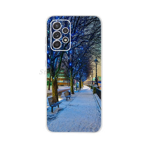 For Samsung Galaxy A52 Case 6.5" Silicon Soft TPU Back Phone Cover For Samsung A 52 Funda GalaxyA52 5G SM-A526B Case Cat Dreamer