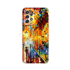 For Samsung Galaxy A52 Case 6.5" Silicon Soft TPU Back Phone Cover For Samsung A 52 Funda GalaxyA52 5G SM-A526B Case Cat Dreamer