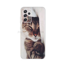 Load image into Gallery viewer, For Samsung Galaxy A52 Case 6.5&quot; Silicon Soft TPU Back Phone Cover For Samsung A 52 Funda GalaxyA52 5G SM-A526B Case Cat Dreamer