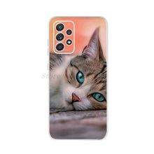 Load image into Gallery viewer, For Samsung Galaxy A52 Case 6.5&quot; Silicon Soft TPU Back Phone Cover For Samsung A 52 Funda GalaxyA52 5G SM-A526B Case Cat Dreamer