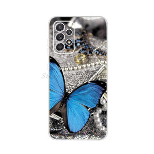 For Samsung Galaxy A52 Case 6.5" Silicon Soft TPU Back Phone Cover For Samsung A 52 Funda GalaxyA52 5G SM-A526B Case Cat Dreamer