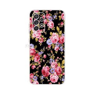 For Samsung Galaxy A52 Case 6.5" Silicon Soft TPU Back Phone Cover For Samsung A 52 Funda GalaxyA52 5G SM-A526B Case Cat Dreamer