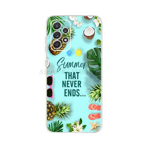 For Samsung Galaxy A52 Case 6.5" Silicon Soft TPU Back Phone Cover For Samsung A 52 Funda GalaxyA52 5G SM-A526B Case Cat Dreamer
