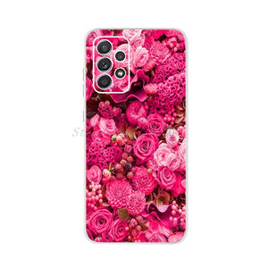 For Samsung Galaxy A52 Case 6.5" Silicon Soft TPU Back Phone Cover For Samsung A 52 Funda GalaxyA52 5G SM-A526B Case Cat Dreamer