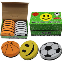 Load image into Gallery viewer, WhiteBoard Erasers Chalk Board Eraser Dry Erase for Presentation Boards Writing Record Board Basketball Football Magnetic