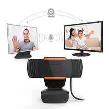 Load image into Gallery viewer, Webcam 720P Full HD Web Camera USB Plug Web Cam For YouTube Skype Mini Camera PC Computer Mac Laptop Desktop With Microphone