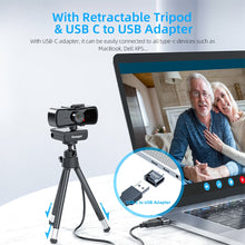 Load image into Gallery viewer, Essager C3 1080P Webcam 2K Full HD Web Camera For PC Computer Laptop USB Web Cam With Microphone Autofocus WebCamera For Youtube