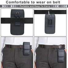 Load image into Gallery viewer, Phone Bag For Samsung galaxy Note 20 Plus Ultra Note 10 Lite Note 9 8 7 5 4 3  Case Belt Clip Holster Oxford cloth Card Pouch