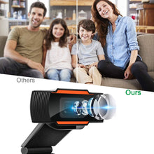 Load image into Gallery viewer, Webcam 1080P Full HD USB Web Camera With Microphone USB Plug And Play Video Call Web Cam For PC Computer Desktop Gamer Webcast