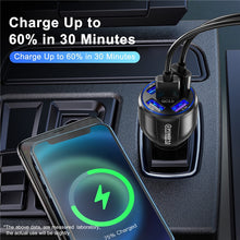 Load image into Gallery viewer, USLION 5 Port Fast Charging Car USB Charger For Xiaomi redmi note 10 pro Quick Charge 3.0 15A Charger Mobile Phone Charge in Car