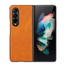 Load image into Gallery viewer, ZFold3 Case Leather Texture Protect Shell For Samsung Galaxy ZFold 3 Case Cover Sumsung Z Fold3 Fold 3 5G 2021 Shockproof Coque