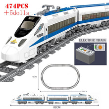 Load image into Gallery viewer, KAZI Electric building block Technical Train series railway track laying machine engineering educational assembling toy