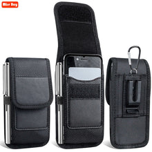 Load image into Gallery viewer, Phone Bag For Samsung galaxy Note 20 Plus Ultra Note 10 Lite Note 9 8 7 5 4 3  Case Belt Clip Holster Oxford cloth Card Pouch