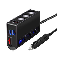 Load image into Gallery viewer, Extractme 180W Cigarette Lighter Splitter Quick Charge 3.0 Car Charger Adapter 12V/24V 4 Port USB Charging Socket For Phone IPad