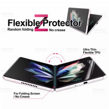 Load image into Gallery viewer, 3 To 1 Camera Back Front Hydrogel Film For Samsung Galaxy Z Fold3 Fold2 ZFold 2 Flip 3 ZFlip Flip3 5G Screen Protector Not Glass