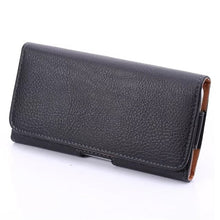 Load image into Gallery viewer, Universal 6.5 inch Pouch Phone Case for Samsung Galaxy Note 20 A73 A33 A53 Belt Clip Holster Leather Cover for Samsung S22 Ultra