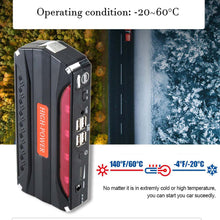 Load image into Gallery viewer, Multi-Function Mini Portable Emergency Battery Charger Car Jump Starter High Capacity Booster Power Bank Starting Device Cables