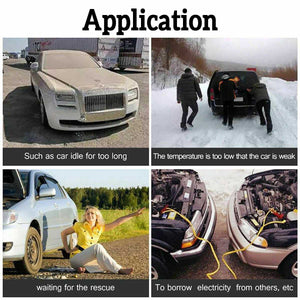 20000mAh 12V Portable Car Jump Starter Emergency Battery Booster Powerbank with LED Flashlight Car Charger Auto Starting Device