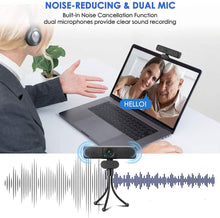 Load image into Gallery viewer, Mini Webcam 2K Full HD 1080P Video Web Camera Autofocus With Microphone Cover USB Web Cam For PC Computer Mac Laptop Webcamera