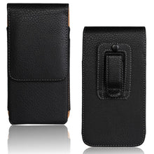 Load image into Gallery viewer, Universal 6.5 inch Pouch Phone Case for Samsung Galaxy Note 20 A73 A33 A53 Belt Clip Holster Leather Cover for Samsung S22 Ultra