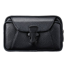 Load image into Gallery viewer, Universal Double Mobile Phone Bag for iPhone for Samsung for Huawei For Xiaomi Redmi For Meizu Case Waist Bag Belt Leather Pouch