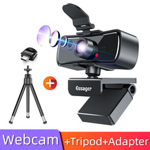 Load image into Gallery viewer, Essager C3 1080P Webcam 2K Full HD Web Camera For PC Computer Laptop USB Web Cam With Microphone Autofocus WebCamera For Youtube