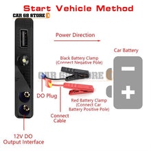 Load image into Gallery viewer, 4Pcs/Set 12V Car Emergency Start Power Supply Portable High Capacity Battery Charger Power Bank For Gasoline Engine 3.0L
