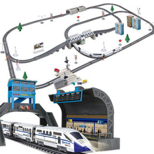 Load image into Gallery viewer, Electric Rail Train Children&#39;s High Speed Railway Train With Track Boy DIY Assemble Harmony Car Model Toys Christmas Gift