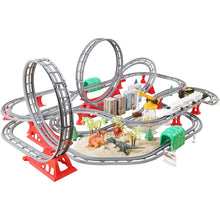Load image into Gallery viewer, Children&#39;s High-speed Railway Harmony Small Train Track Interactive Toy Retro Steam Train Large Electric Track Model kids Gift