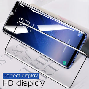 20D Full Curved Tempered Glass for Samsung Galaxy S9 S8 Plus Note 8 9 Screen Protector on The S8 S9 S7 S6 Edge Protective Film