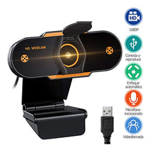 Load image into Gallery viewer, 1080P HD Set Computer PC Webcam with Microphone Online Video USB 2.0 Web Camera for Household Computer Accessories