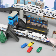 Load image into Gallery viewer, New Children&#39;s High Speed Railway Train With Track Boy Diy Assemble Electric Rail Train Set Harmony Car Model Toys Birthday Gift