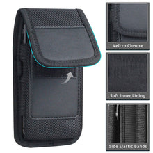 Load image into Gallery viewer, Phone Bag For Samsung galaxy Note 20 Plus Ultra Note 10 Lite Note 9 8 7 5 4 3  Case Belt Clip Holster Oxford cloth Card Pouch