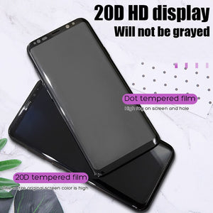 20D Full Curved Tempered Glass for Samsung Galaxy S9 S8 Plus Note 8 9 Screen Protector on The S8 S9 S7 S6 Edge Protective Film