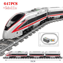 Load image into Gallery viewer, KAZI Electric building block Technical Train series railway track laying machine engineering educational assembling toy