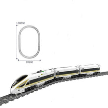 Load image into Gallery viewer, Flexible Railway Tracks Car Toys Electric LED Train High-speed Rail DIY Model Building Blocks Bricks figure Gift Toys for Kids