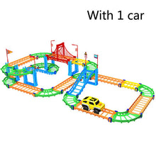 Load image into Gallery viewer, Magical 5.5cm Railway Road Track Car Toys DIY Electric Racing Car Train Model Educational Assembly Rail Tracks Toy For Kid Gift
