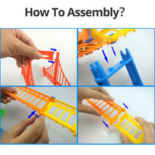 Load image into Gallery viewer, Magical 5.5cm Railway Road Track Car Toys DIY Electric Racing Car Train Model Educational Assembly Rail Tracks Toy For Kid Gift