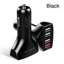 Load image into Gallery viewer, LOVECOM 30W 4 Ports Car Charger Quick Charge 3.0 Dual USB Adapter Fast Charging For iPhone Samsung Xiaomi Phone Car-Charger
