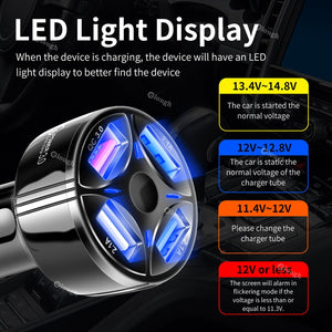 Marjay Car Charger 4 Ports USB 35W 7A Fast Charging Car Charger For iPhone 11 Xiaomi Huawei Mobile Phone QC 3.0 Charger For Cars